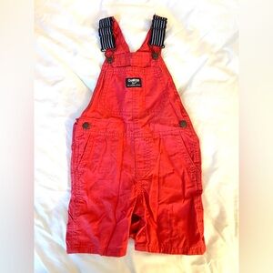 OshKosh B'gosh Bright Red Kids Overalls